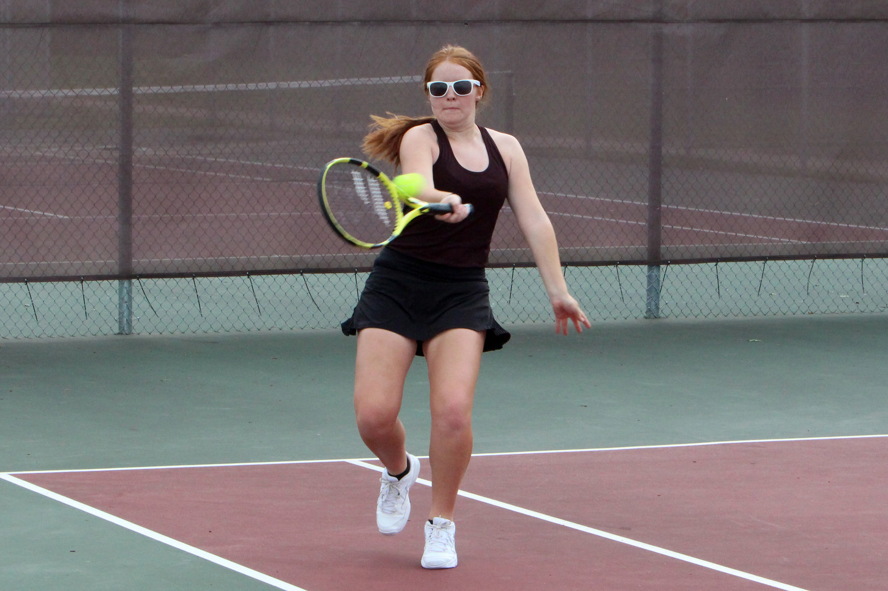 Chippewa Falls at Menomonie girls tennis 9-3-19